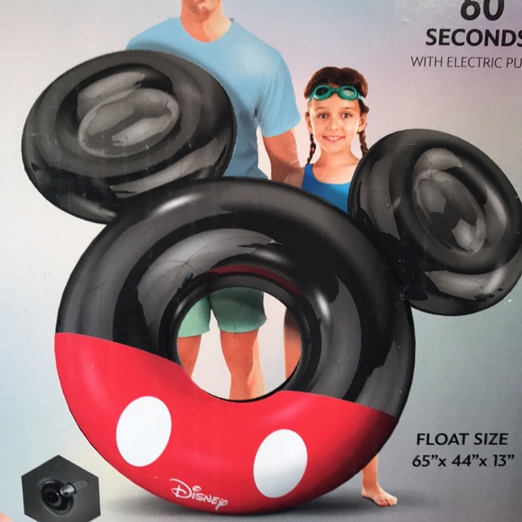 Disney Mickey Mouse rapid inflate pool float - Picture 6 of 6